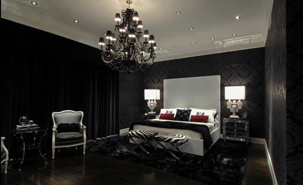 Habachy Black and White Bed
