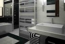 luxurious black and white bathrooms