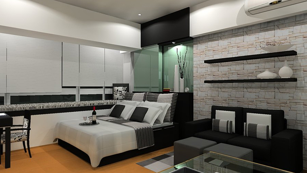 black and white bedroom designs