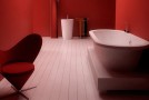 red hot bathroom designs