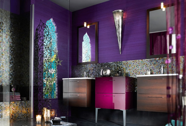 15 Majestically Pleasing Purple And Lavender Bathroom Designs Home Design Lover