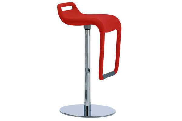 red modern bar stools