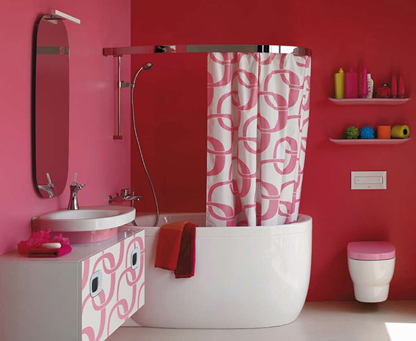 Pink Bathroom Designs