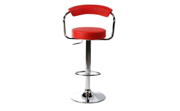 red modern bar stools