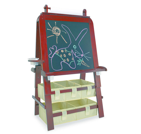 wooden easel