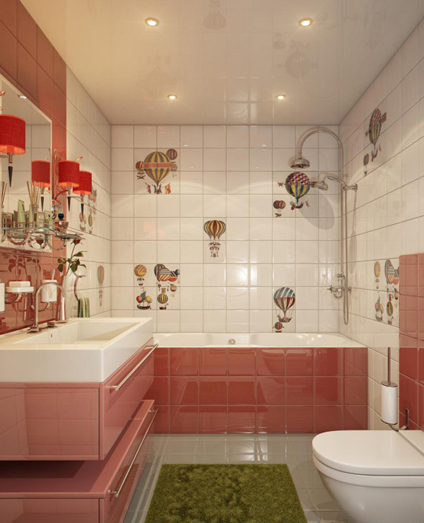 Pink Bathroom Designs