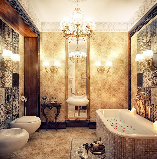 20 Luxurious and Comfortable Classic Bathroom Designs - 2 Irina Luxurious Bathroom