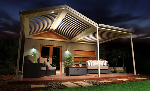 modern sunroof pergola