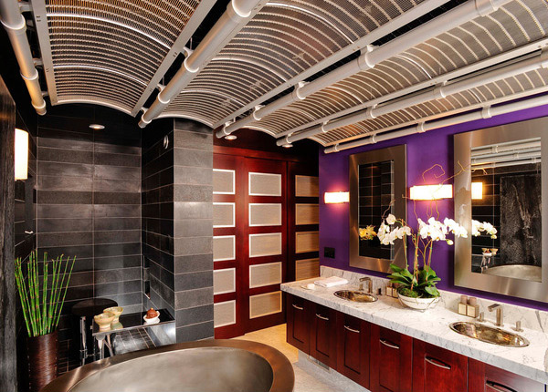 15 Majestically Pleasing Purple And Lavender Bathroom Designs Home Design Lover