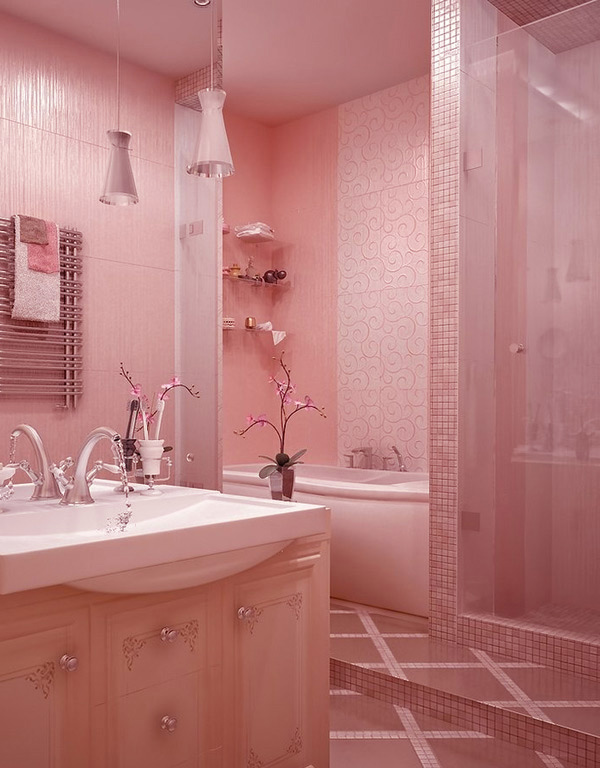 15 Chic and Pretty Pink  Bathroom  Designs  Home Design Lover