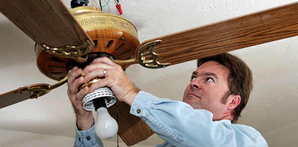 Adjust ceiling fans