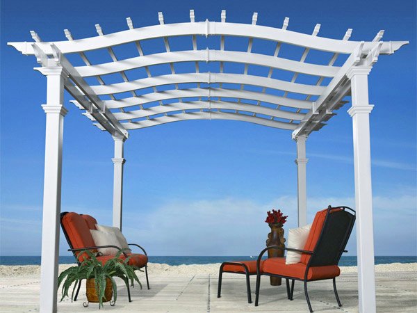 pergola seating area