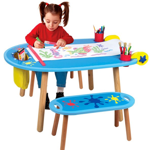 best kids art table