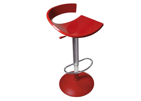 modern bar stools red