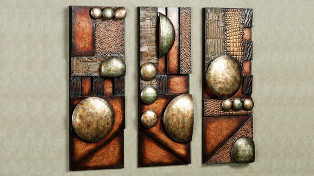 abstract metal wall art sculpture