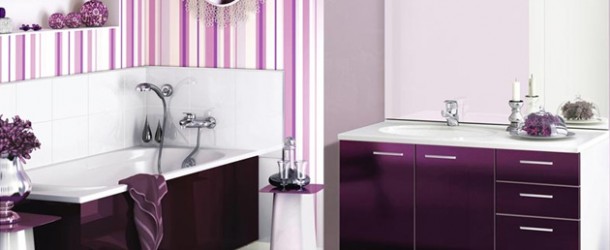 purple bathroom designs