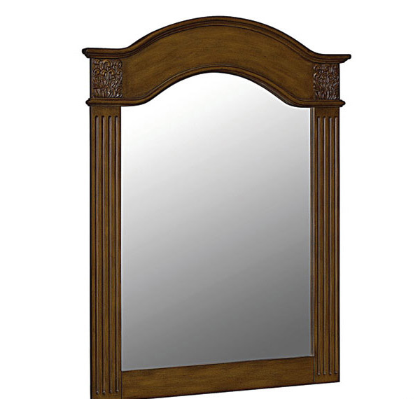 Brown Wooden Mirror