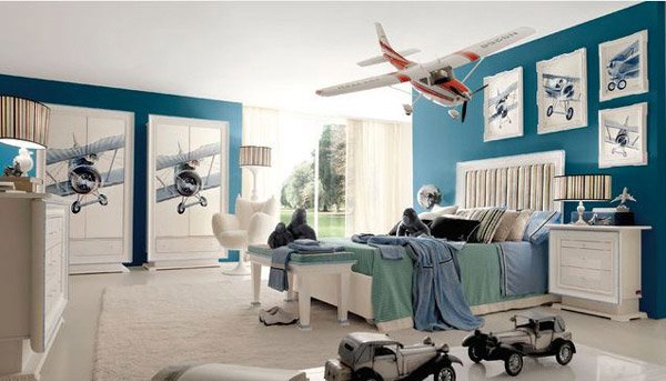 Aviation Themed Bedroom