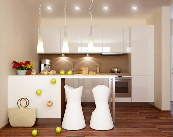 17 White  and Simple High Gloss  Kitchen  Designs  Home 