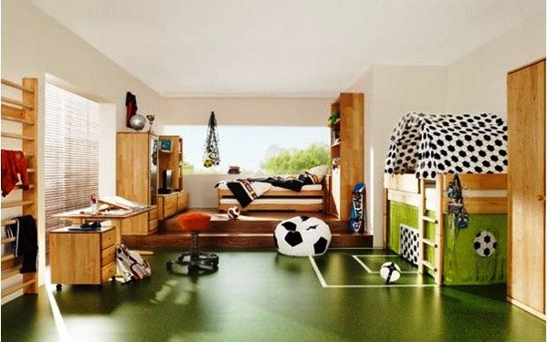 Football Themed Bedroom