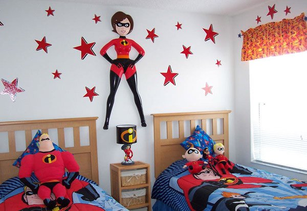 The Incredibles Theme Bedroom