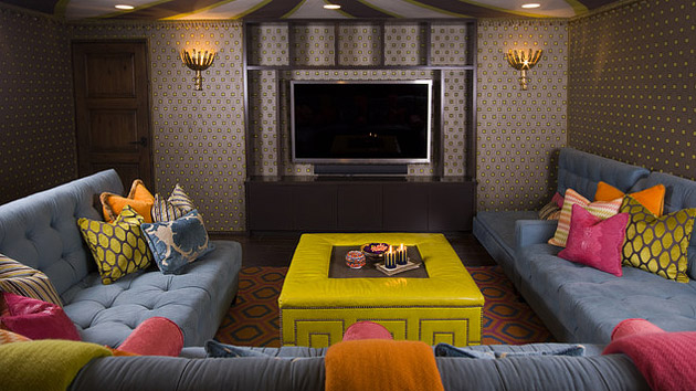 15 Living Rooms With Printed Wallpapers Home Design Lover