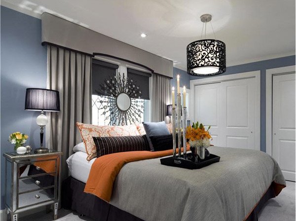 Dramatic Contemporary Bedroom