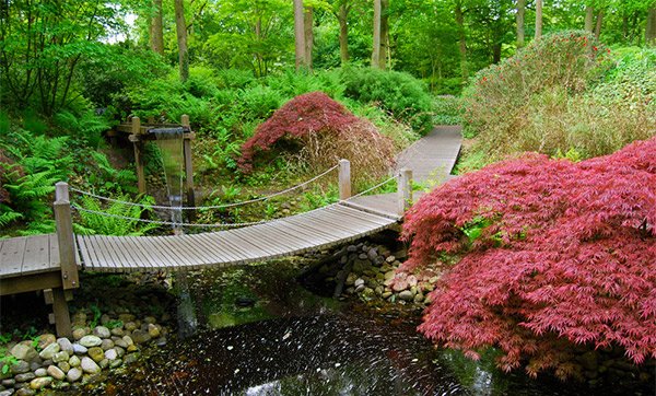15 Japanese Inspired Garden Bridges | Home Design Lover