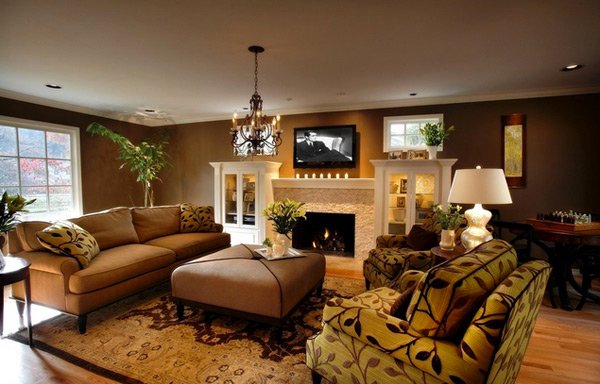 20 Stunning Earth Toned Living Room Designs | Home Design Lover