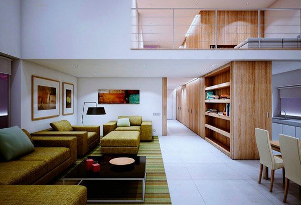 contemporary living room