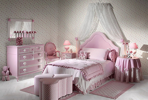 Pink Hearts Bedroom