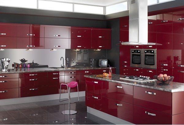 15 High Gloss Kitchen Designs In Bold Color Choices Home Design