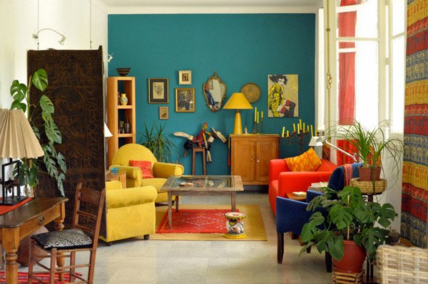 retro front room ideas