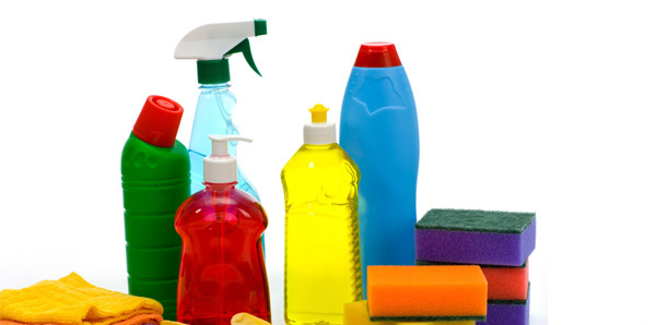 Allocate place for cleaning materials