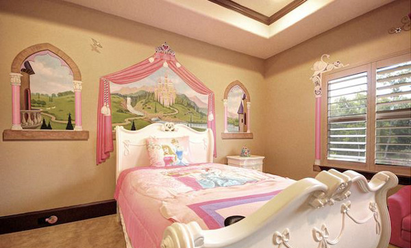 15 Pretty and Enchanting Girls Themed Bedroom Designs ...