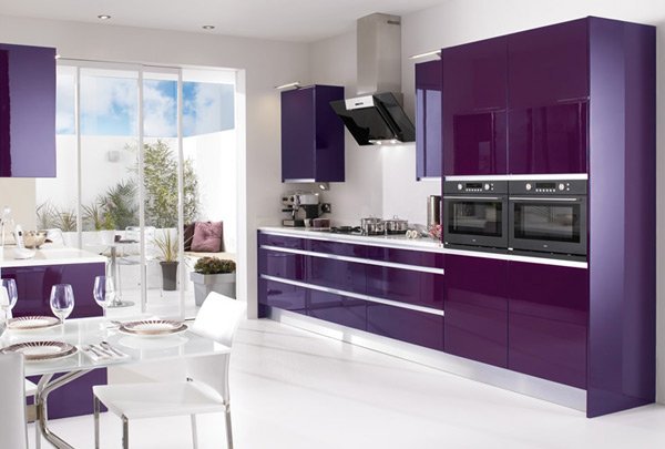 15 High Gloss Kitchen Designs in Bold Color Choices | Home Design Lover