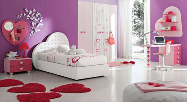 Pink Bedroom Hearts