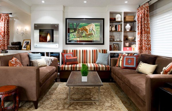 20 Stunning Earth Toned Living Room Designs Home Design Lover