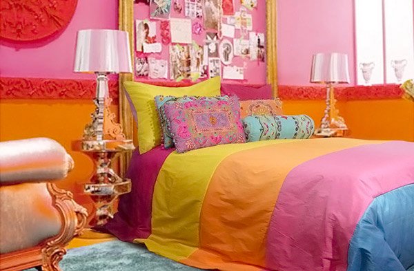 Funky Retro Bedroom Designs