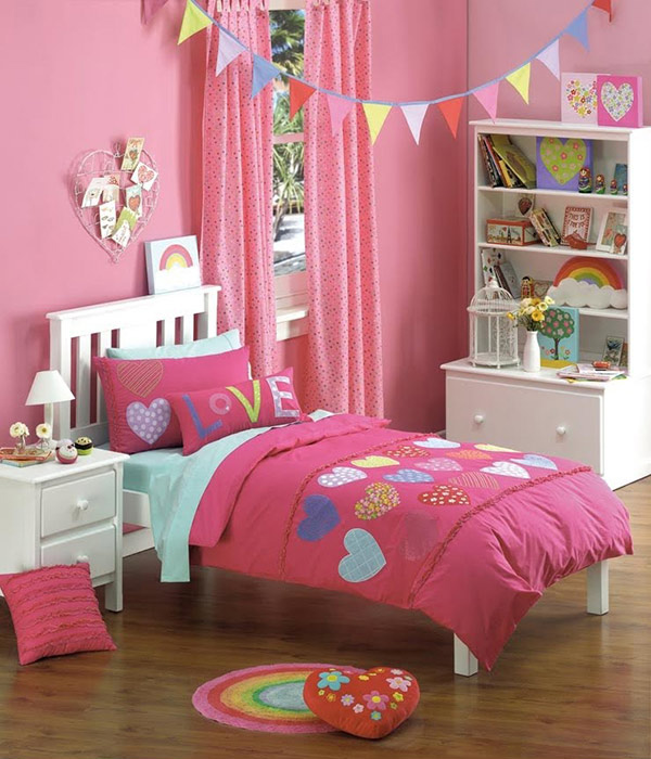 Heart Themed Bedroom