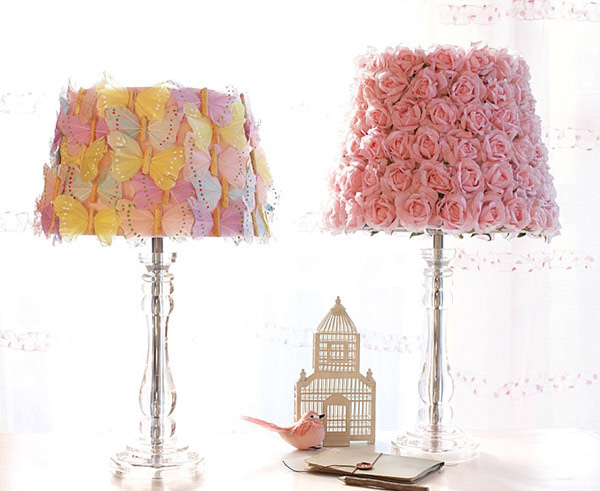 15 Girly DIY Lamp Shade Designs | Home Design Lover