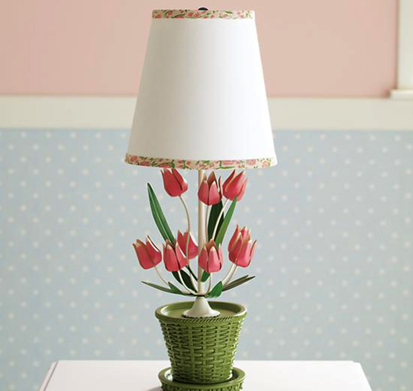 Tulip Lamp for Girls