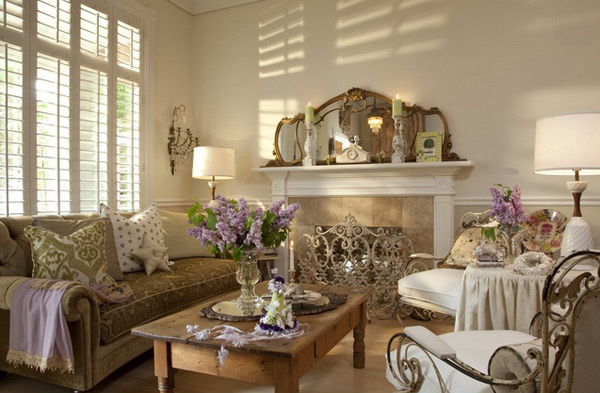 Victorian styled living room