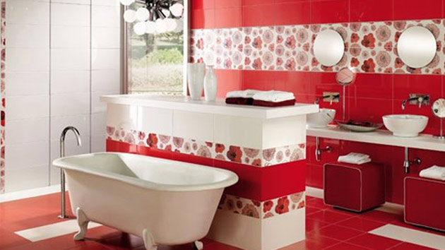 15 lovely bathrooms with decorative wall tiles | home design