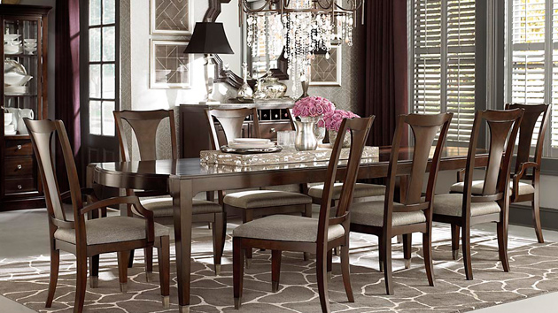 How To Make A Large Dining Room Table : Modern Breakfast Nook Ideas Dwell : As additonal leaves are added to the center of the table, center legs are added as well.