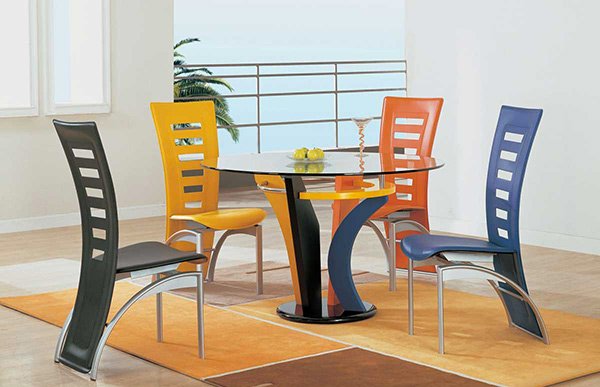 A Burst Of Colors From 20 Dining Sets With Multi Colored