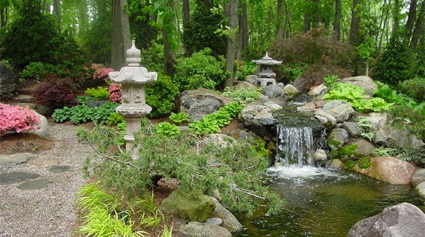 outdoor water gardens