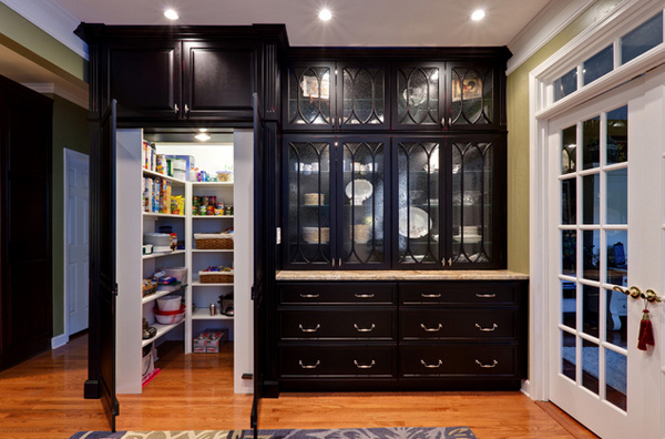 black china cabinet