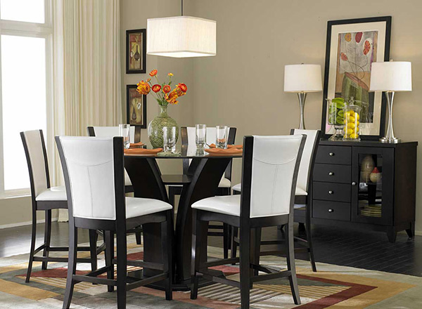 table chairs round 10 Design 15 Sets Counter Dining Home Lover Height