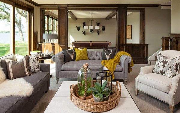 15 Fascinating Living Rooms With Grey Accent Home Design Lover